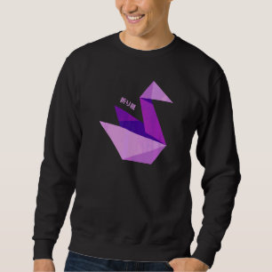 Japanisch Origami Tsuru Paper Bird Orizuru Japan C Sweatshirt