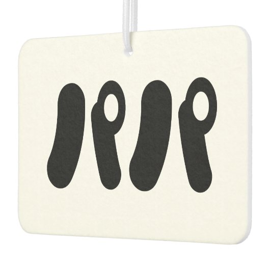 Japanisch Papa パ | Nihongo Language Autolufterfrischer (Links)