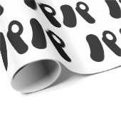 Japanisch Papa パ | Nihongo Language Geschenkpapier (Rolleneckpunkt)