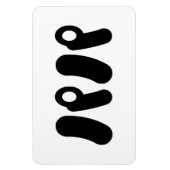 Japanisch Papa パ | Nihongo Language Magnet (Vertikal)