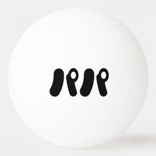Japanisch Papa パ Nihongo Language Tischtennisball