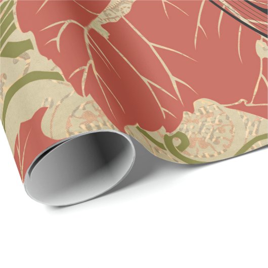 JAPANISCH PATTERN COLLAGE Wrapping Paper Geschenkpapier (Rolleneckpunkt)