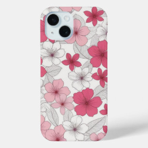 Japanisch Pink Sakura Cherry Blossom Muster Case-Mate iPhone Hülle