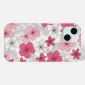 Japanisch Pink Sakura Cherry Blossom Muster Case-Mate iPhone Hülle (Rückseite (Horizontal))
