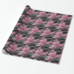 Japanisch Pink Saucer Magnolia Geschenkpapier