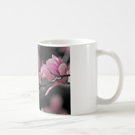 Japanisch Pink Saucer Magnolia Kaffeetasse (Rechts)