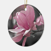 Japanisch Pink Saucer Magnolia Keramikornament (Links)