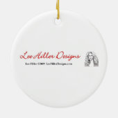 Japanisch Pink Saucer Magnolia Keramikornament (Hinten)