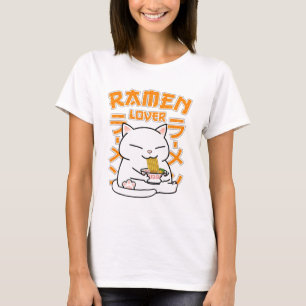 Japanisch Ramen Cat Ramen Lover T-Shirt