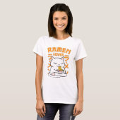 Japanisch Ramen Cat Ramen Lover T-Shirt (Vorne ganz)