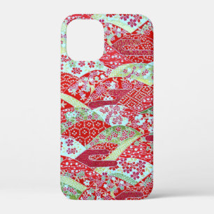 Japanisch Red Floral Origami iPhone 12 Mini-Fall Case-Mate iPhone Hülle