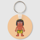 Japanisch Red Oni: Cool Yokai Schlüsselanhänger (Vorderseite)