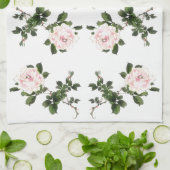 Japanisch Rose Blume Bairei Küche Handtuch (Gefaltet)