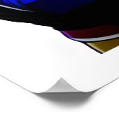 Japanisch Rugby Art Poster (Ecke)