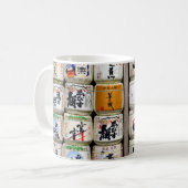 Japanisch Sake Barrels Kaffeetasse (Vorderseite Links)