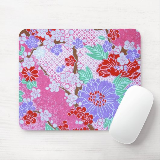Japanisch Sakura Muster Mousepad (Mit Mouse)