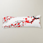 Japanisch, Sakuralbaum, Kirschblüte, Blumenkunst Seitenschläferkissen (Rückseite)
