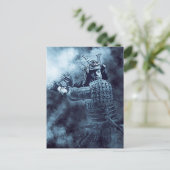 Japanisch SAMURAI Abstrakt Warrior Mystical Art Postkarte (Stehend Vorderseite)