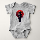 Japanisch Samurai Baby Strampler (Vorderseite)