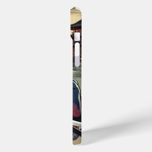 Japanisch Samurai Cat Kimono Katana Case-Mate iPhone Hülle (Rückseite / Links)