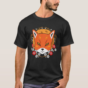 Japanisch Samurai Cat Vintag Fun Samurai Geisha Gr T-Shirt