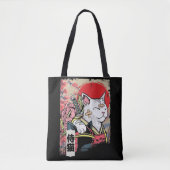 Japanisch Samurai Cat Warrior Japan Ninja Kitten Tasche (Vorderseite)