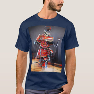 Japanisch Samurai CyberPunk Grafik T-Shirt