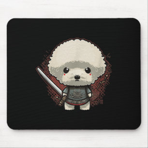 Japanisch Samurai Dog Tattoo, Vintag Kawaii Ninja Mousepad