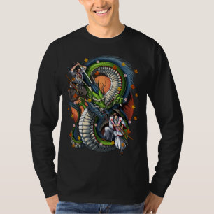 Japanisch Samurai / Dragon T-Shirt