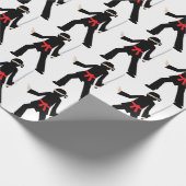 Japanisch Samurai Geschenkpapier (Ecke)