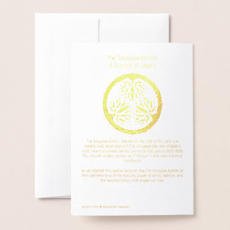 Japanisch Samurai Geschichte Tokugawa Radiant Folienkarte