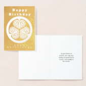 Japanisch Samurai Geschichte Tokugawa Radiant Folienkarte (Anzeige)