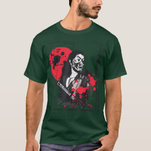 Japanisch Samurai Girl Streetwear Egirl Aesthetic T-Shirt