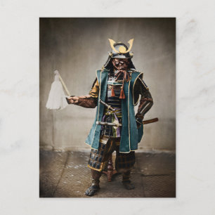 Japanisch Samurai im Kommandanten von Armor Postkarte