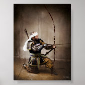 Japanisch Samurai in Armor mit Bow Poster (Vorne)