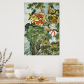 Japanisch Samurai in Tree Poster (Küche)
