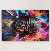 Japanisch Samurai Jigsaw Puzzle (Horizontal)