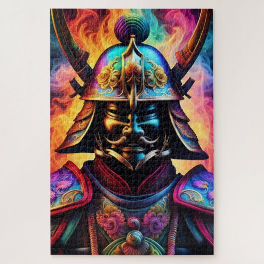 Japanisch Samurai Jigsaw Puzzle (Vertikal)