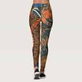 Japanisch Samurai kämpft Python Leggings (Rückseite)