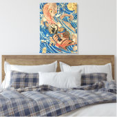 Japanisch Samurai kämpft Salamander Leinwanddruck (Insitu (Schlafzimmer))