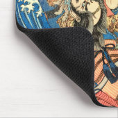 Japanisch Samurai kämpft Salamander Mousepad (Ecke)