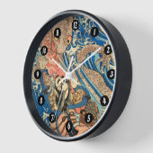 Japanisch Samurai kämpft Salamander Uhr (Winkel)