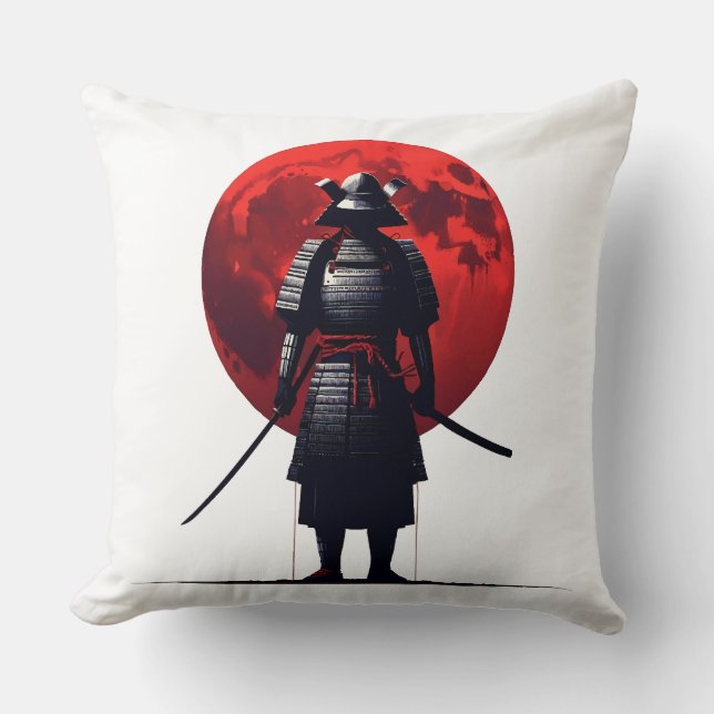 Japanisch Samurai Kissen (Vorderseite)