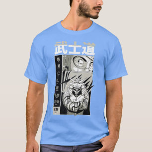Japanisch Samurai mit Kanji Cool Japan Warrior Ka T-Shirt