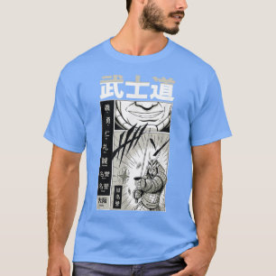 Japanisch Samurai mit Kanji - Cooles Japan Manga C T-Shirt
