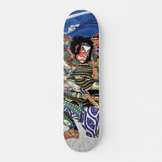 Japanisch Samurai Nichijo Jiro Tadanori Kriegerkun Skateboard (Vorne)