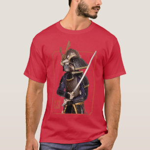 Japanisch Samurai Ninja Mops Dog Lover Kawaii Tatt T-Shirt
