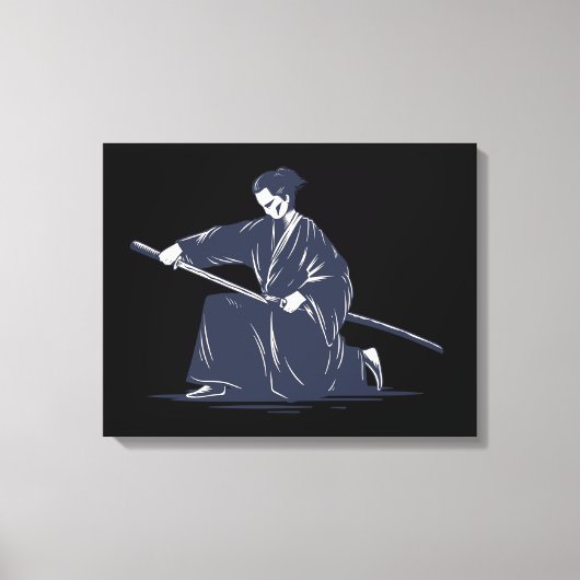 Japanisch Samurai Painting Leinwanddruck (Vorderseite)