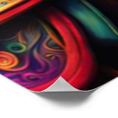 Japanisch Samurai Poster (Ecke)