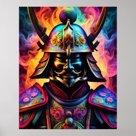 Japanisch Samurai Poster (Vorne)